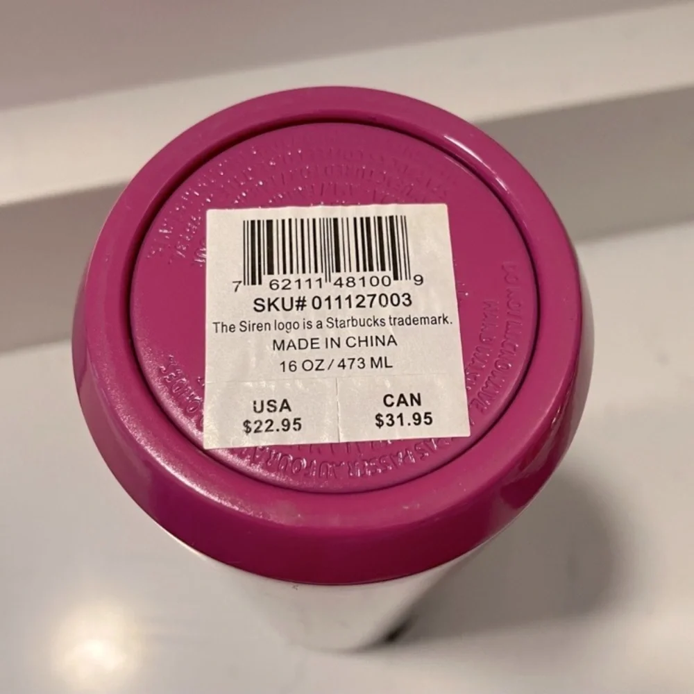 Starbucks Holiday 2021 Poinsettia Tumbler 16oz NWT Limited Edition